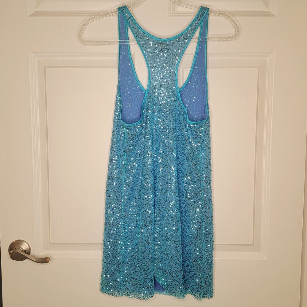 Victorias Secret Racerback Sequin Slip Dress/Tunic Size SP